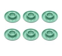 Westmark 6 Coquetiers, Ronds, Empilables, 10 cm, Plastique de Qualité Supérieure, Punto, Vert, 206222EM