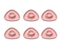 Westmark 6 Coquetiers, Triangulaire, Empilable, Plastique de Haute Qualité, Tri, Rose, 207022EP
