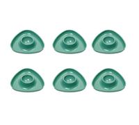 Westmark 6 Coquetiers, Triangulaire, Empilable, Plastique de Haute Qualité, Tri, Vert-Menthe, 207022EM