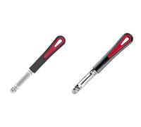 Westmark 6046RT60 Eplucheur de tomates et de kiwis Retro-Tomfix en PP/TPE/Aluminium, Noir/Argent, 18,5 x 2,2 x 1,8 cm & Éplucheur Econome de Pommes et de Pommes de terre, Pomfix Gallant