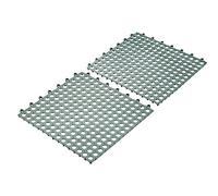 Westmark 61762270 Lot de 2 Tapis d'égouttement en PVC, Gris Clair