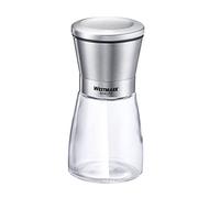 Westmark 63342260 Moulin à épices avec broyeur en céramique en acier inoxydable Transparent/argent/noir