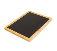 Westmark 694422E1 Plateau de service rectangulaire en bambou et ardoise naturelle, surface : 32 x 25 cm, en bambou/ardoise, tapas + Friends, marron clair/anthracite