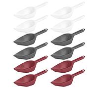 Westmark 908922E6 Lot de 12 pelles à pâtisserie 3 couleurs 55 ml Plastique Halvar Blanc/Rouge/Anthracite