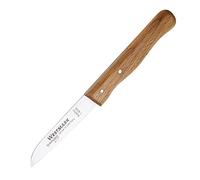 Westmark à éplucher et de couteau de cuisine, Lame droite, longueur totale : 17,3 cm, acier inoxydable/bois argent/brun clair, 10962280