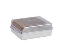 Westmark Beurrier de Réfrigérateur, Plastique, Traditionell, Blanc/Transparent, 20882241