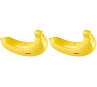 Westmark Boîte à Banane - Boîte à Banane Premium Pratique, Robuste et sans BPA, Protection Parfaite pour les Déplacements - 235 x 139 x 52 mm, Jaune (Lot de 2)