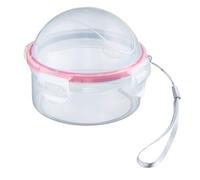 Westmark Boîte à fruits To Go - Boîte pratique pour fruits ronds sans marques de pression, idéale pour les déplacements, passe au lave-vaisselle, PP, silicone - Ø 9,5 x 10 cm