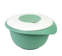 Westmark Bol de Mélange avec Couvercle Deux Parties, 2,5 L, Avec Verseur, Plastique, Blanc/vert menthe, 3153227M
