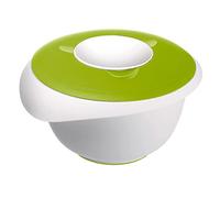 Westmark Bol de Mélange avec Couvercle Deux Parties, 2,5 L, Avec Verseur, Plastique, Blanc/Vert Pomme, 3153227A
