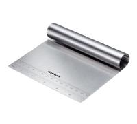 Westmark Carte à Pâte avec Échelle - Spatule à Pâte de Haute Qualité pour une Découpe et un Étale Faciles de Pâte, Fondant, Crèmes Ou Ganache - en Acier Inoxydable, Argenté