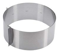 Westmark Cercle à gâteau extra haut Ø 16 - 30 cm variable acier inoxydable argenté 31312260