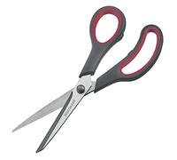 Westmark Ciseaux de ménage 21 cm - Ciseaux polyvalents idéaux pour couper du plastique, du papier, du carton et plus encore - Acier inoxydable, PP, TPR, noir, rouge