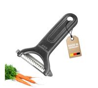 Westmark Coupe-julienne Quick-Spezial Black Edition - Éplucheur de légumes pour fines lanières, carottes, concombres et courgettes - Anthracite