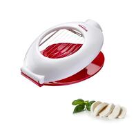 Westmark Coupe Mozzarella, Fils de Coupe à Tension Individuelle en Acier Inoxydable, Plastique/Acier Inoxydable, Caprese, Rouge/Blanc, 11642260