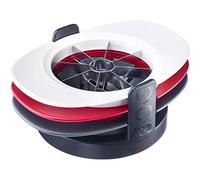 Westmark Coupe-pomme/Tomate/Mangue, 3 en 1, multifonctionnel, empilable, avec plateau de coupe/support de rangement, plastique/acier inoxydable, Tutti Frutti, rouge/anthracite/blanc, 51142260