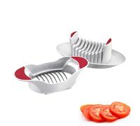 Westmark Coupe-Tomate et Mozzarella avec Lames Dentées, Acier Inoxydable/Plastique, Blanc/Rouge, 11572260
