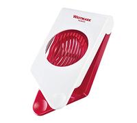 Westmark Coupe-Œuf, Plastique/Acier Inoxydable, env. 18cm de long, Famos, Blanc/Rouge, 11682260