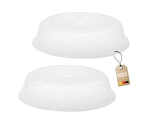 Westmark Couvercles d'Assiettes pour Micro-ondes, 2 pièces, Diamètre : 25 cm, Plastique, Transparent, 224522E3