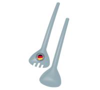Westmark Couverts à salade/à servir, 2 pièces, Longueur : 26,6 cm, Plastique, Traditionnel, Couleur : bleu, 2090227B