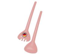 Westmark Couverts à salade/à servir, 2 pièces, Longueur : 26,6 cm, Plastique, Traditionnel, Couleur : rose, 2090227P