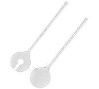 Westmark Couverts à Salade/Service, 2 Pièces, Avec Design bulles d'air, longueur : 27,5 cm, Plastique, Bubbles, Couleur : Transparent, 20922270