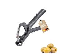 Westmark Dénoyauteur à Olives Olivus Black Edition - Dénoyauteur pour Petites et Larges Olives - Appareil Pratique Utilisable à Une Main avec Ressort - Anthracite