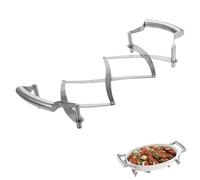 Westmark Dessous de Plat Extensible, longueur : 18 à 42 cm, acier inoxydable, Flexi, couleur : argenté, 16412260