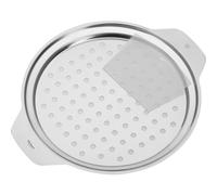 Westmark Dispositif pour Spätzles + Grattoir, Set de 2, Pour Casserole de 24-28cm de diamètre, Acier Inoxydable/Plastique Argenté, 61112240