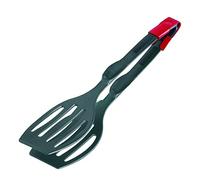Westmark Double Spatule/Pince à servir, Résistant à la chaleur jusqu'à 270°C, Longueur : 28,9 cm, Plastique, Duetto Flonal Plus, Noir, 21002275