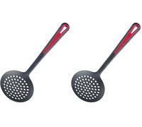 Westmark Écumoire/Louche à égoutter ou écumer, longueur : 32,2 cm, Gallant, noir/rouge, 29502270 (Lot de 2)