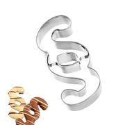 Westmark Emporte-pièce Paragraph - Emporte-pièces en acier inoxydable pour avocats et avocats - Emporte-pièces précis pour pâte, fromage, légumes et décorations de fête, 8 cm