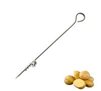 Westmark Epluche Pommes de Terre en Spirale, Longueur : 24,3 cm, Acier Inoxydable, Spiro, Argenté, 51222260