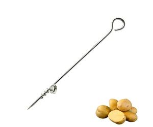 Westmark Epluche Pommes de Terre en Spirale, Longueur : 24,3 cm, Acier Inoxydable, Spiro, Argenté, 51222260