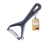 Westmark Eplucheur Econome Universel/Eplucheur Pendulaire avec Ergot affûté, Gentle, Lame en acier inoxydable, couleur : noir, 28042270
