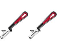 Westmark Eplucheur économe Universel, Gallant, avec Lame vissée en Acier inoxydable, noir/rouge, 290922E1 (Lot de 2)