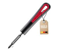 Westmark Éplucheur économique à Lame fixe, Gallant, acier inoxydable, noir/rouge, 29062270