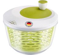 Westmark Essoreuse à Salade, Capacité : 4,4 L, ø 23,5 cm, Plastique, Sans BPA, Spinderella, Couleur: Transparent/Blanc/Vert, 243022EA, Spinderella Antidérapant, 4.4 l