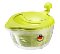 Westmark Essoreuse à salade Fortuna – 5 L, Ø 26 cm, plastique sans BPA, transparent/vert