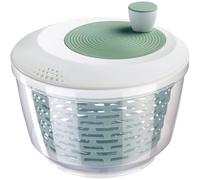 Westmark Essoreuse à salade Spinderella - 4,4 l, laver, essorer, servir | Couvercle réversible pour gain de place, bec verseur intégré, bouton rotatif ergonomique, sans BPA, vert menthe, 2430224M