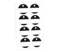 Westmark Étiquettes Décoratives - 24 autocollants Pratiques pour Étiqueter et Décorer les Bocaux et les Bouchons, Adhésion Forte - Étiquettes Rondes pour Épices 3,5 cm