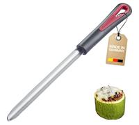 Westmark Évideur à courgettes Gallant - Idéal pour évider Les courgettes et Autres légumes, poignée Ergonomique et Douce au Toucher - Noir-Rouge-Argent