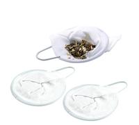 Westmark Filets à Thé, 3 pièces, Ø 9 cm, pour 4 Tasses chacun, Coton, Blanc, 153122E3