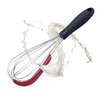 Westmark Fouet avec Raclette - Fouet Pratique pour Mélanger Pâte et Sauces et autres Aliments, Manche Ergonomique - Acier Inoxydable, Silicone