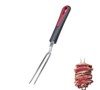 Westmark Fourchette à viande, dents longues et fines, poignée ergonomique, en plastique et acier inoxydable, gallant, noir/rouge/argenté 29492270