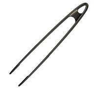 Westmark Gentle-Plus 13692275 Pince à barbecue en plastique résistante à la chaleur jusqu'à 270 °C Noir Longueur 29 cm