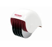 Westmark Hachoir à Fines Herbes /Rouleau de Coupe, avec 5 Roues de Coupe affûtées, longueur : 15 cm, acier inoxydable/plastique, blanc/rouge, 10682260