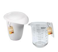 Westmark Kit de pâtisserie : 1 marmite + 1 carafe graduée - Volume : 1 l - Plastique - Blanc/transparent - 306822E9
