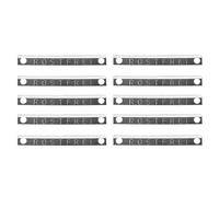Westmark Kit de pièces de rechange, 10 lames de rechange pour éplucheur/éplucheur de pommes de terre, acier inoxydable, 49 x 5,5 mm, 11060250
