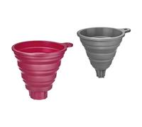 Westmark Kit d'entonnoirs, Entonnoir, Rouge, Gris